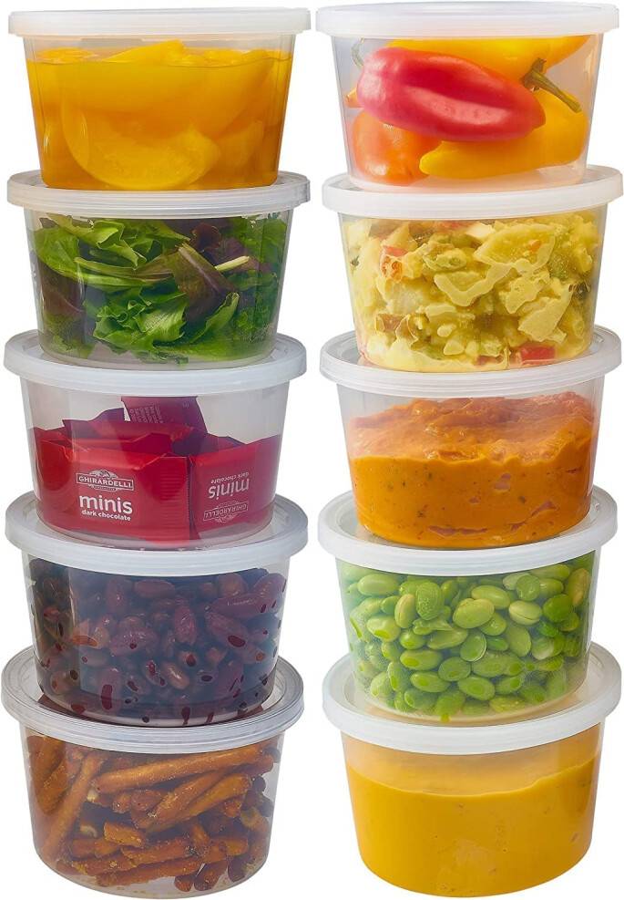 Round Stackable Food Container 47.3cl 50pcs