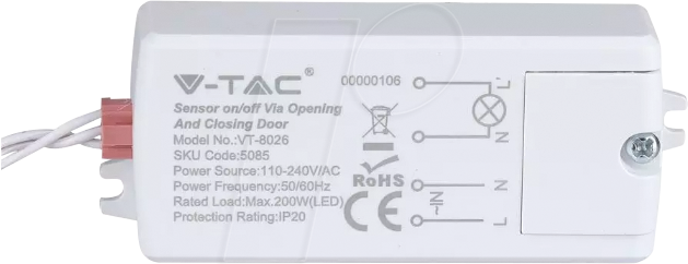 V-TAC Rörelsesensor 200W LED