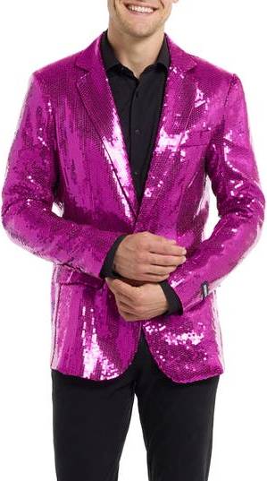OppoSuits Paljettkavaj - Rosa