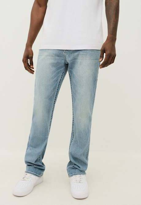 True Religion Ricky Flap Mid Jeans - Blue