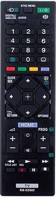 Sony TV Remote Control Compatible with RM-ED062