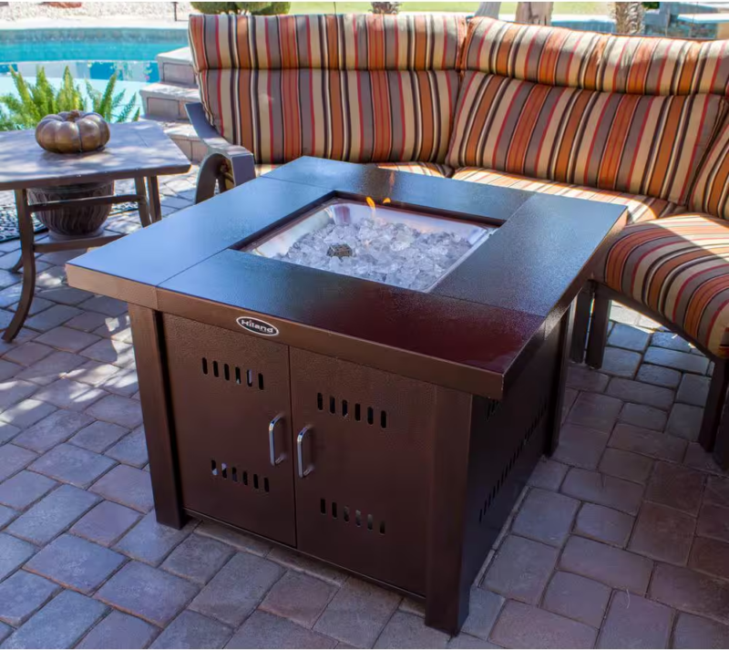 38 In. Steel Firepit - Bronze