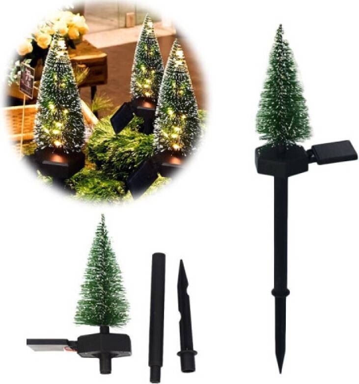 STOYOTU Solar Christmas Tree Path LED Lights