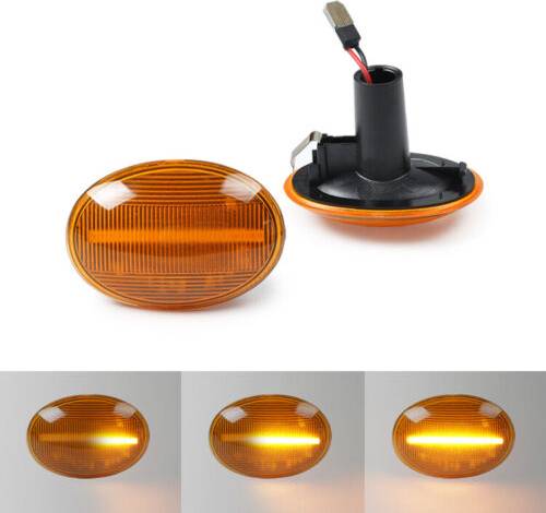 Dynamic Dynamic Led Side Marker Lights Lamp for BMW Mini Cooper R55 R56 R57 R58 R59 2pc