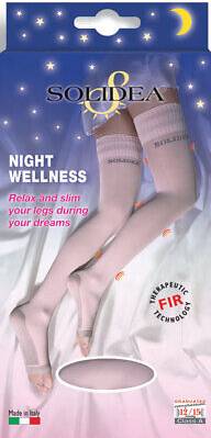 Solidea Night Wellness 70Den Graduated Compression Socks - Sort
