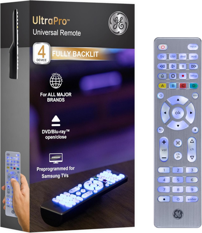 GE Universal Remote Control 4 Device