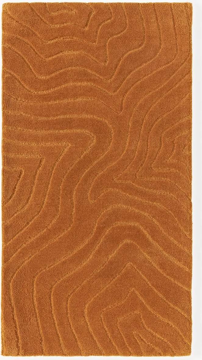 Westwing Collection High-Low Wool Rug Aaron Hand-Tufted
