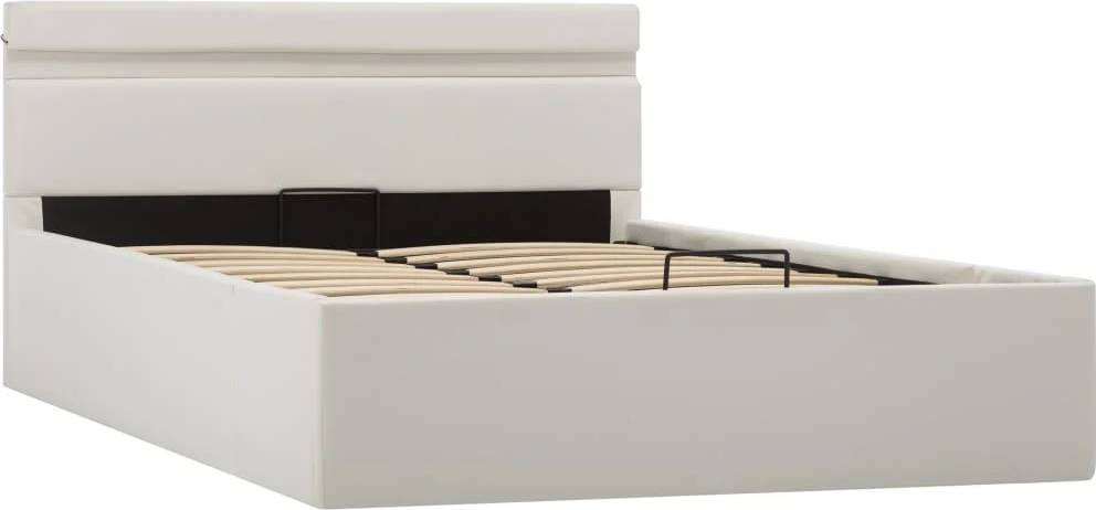Lit avec led vidaXL Storage Box Hydraulic LED
