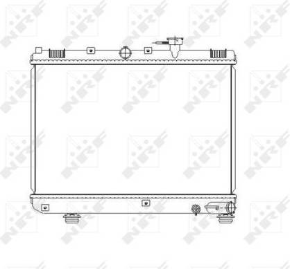NRF Radiator Engine Cooling 53486