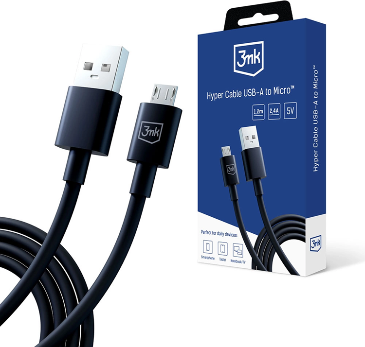 USB-A Micro Cable 1.2m
