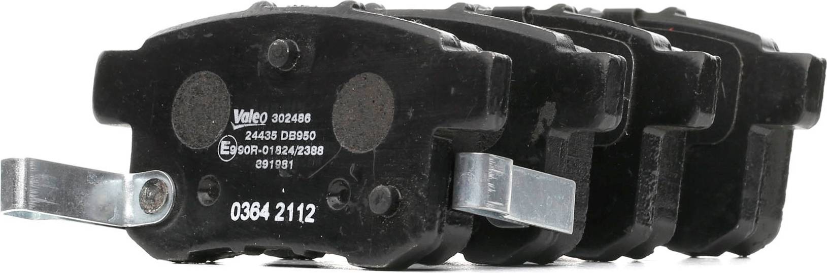 Valeo Brake Pad Set Essential Rear Axle
