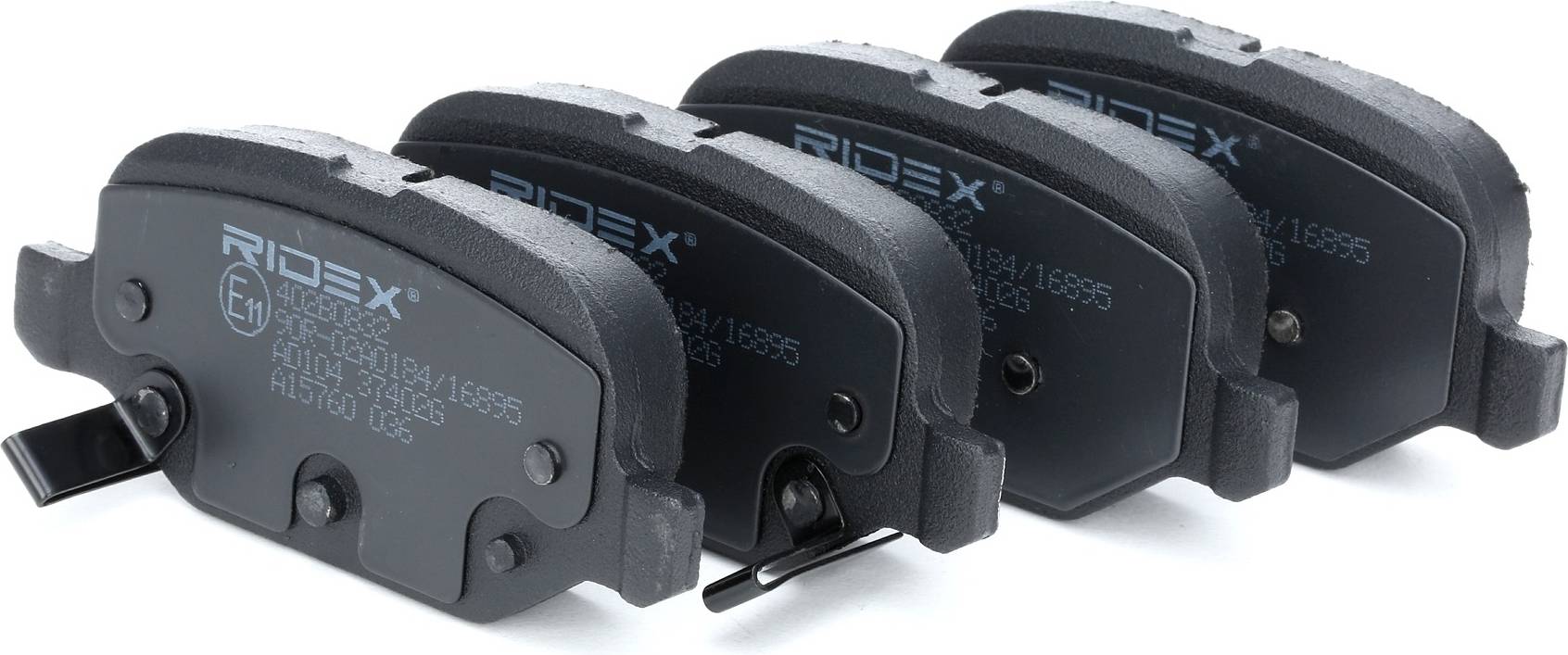 Ridex Brake Pad Set Rear Axle