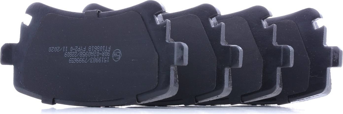 Ridex Brake Pad Set Rear Axle
