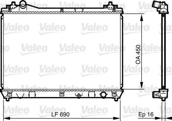 Valeo Radiator 735433