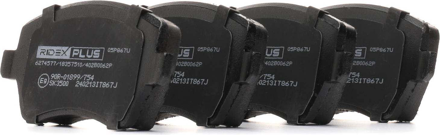 Ridex Brake Pad Set Front Axle