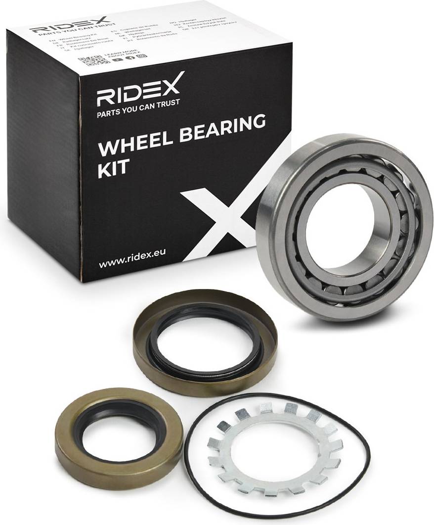 Ridex Wheel Bearing Kit Rear Axle