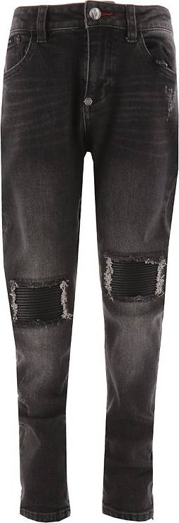 Philipp Plein Jeans - Sort Med Slid