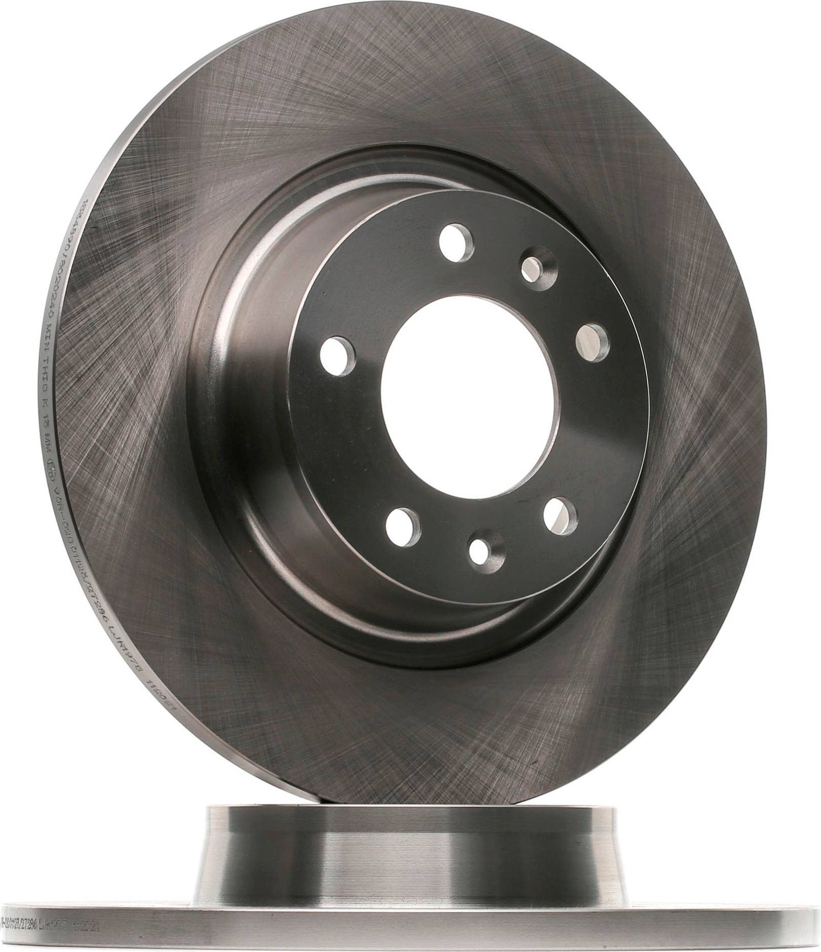 Ridex Brake Disc Rear Axle Uncoated Untreated