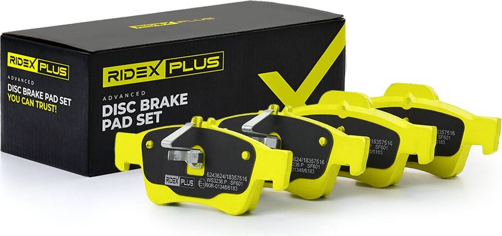 Ridex Brake Pad Set Rear Axle
