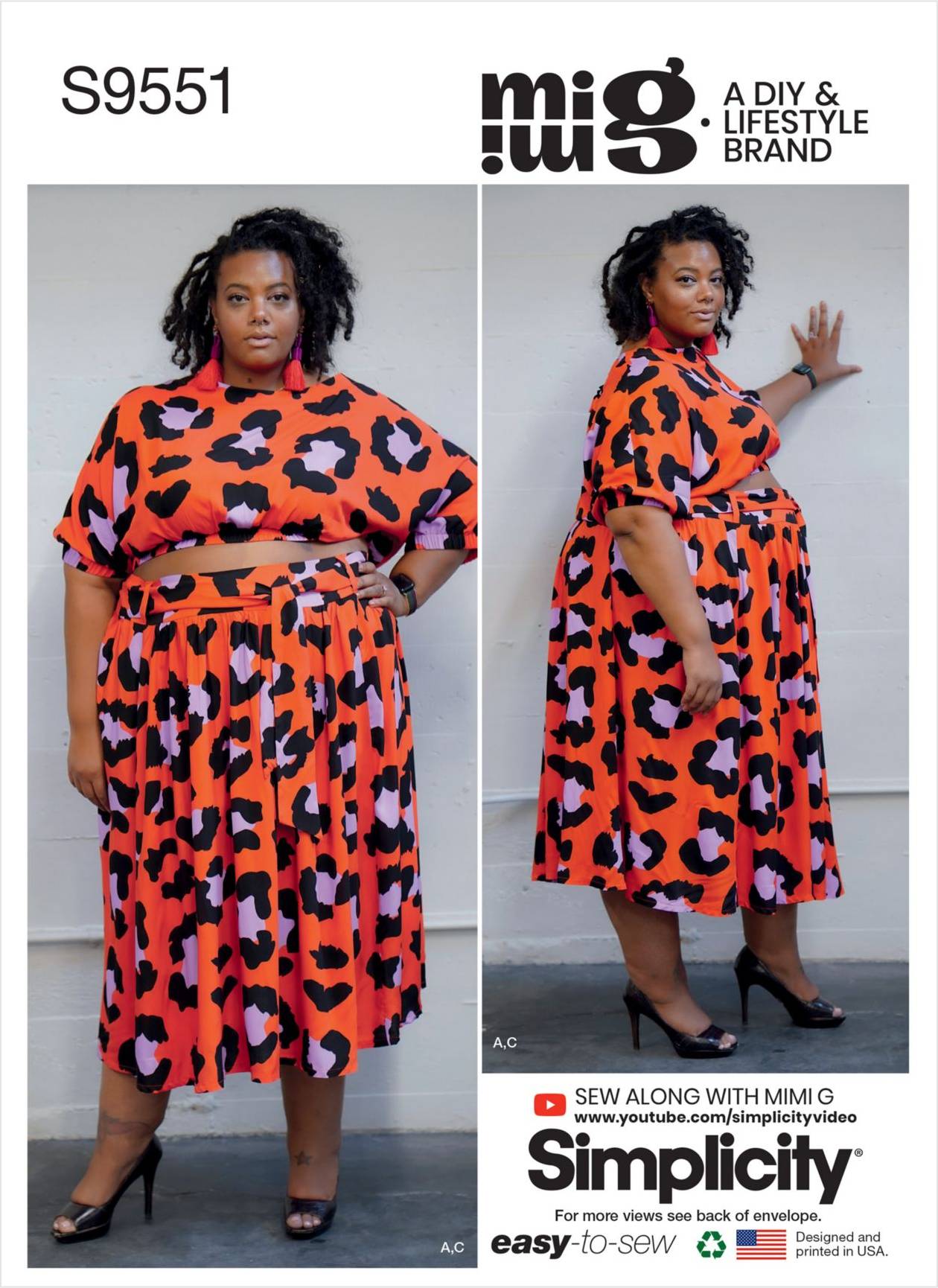 Simplicity Paper Sewing Pattern 9551