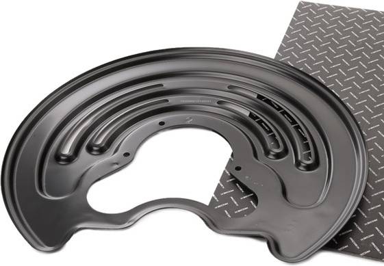 Ridex Brake Disc Back Plate Rear Axle Left