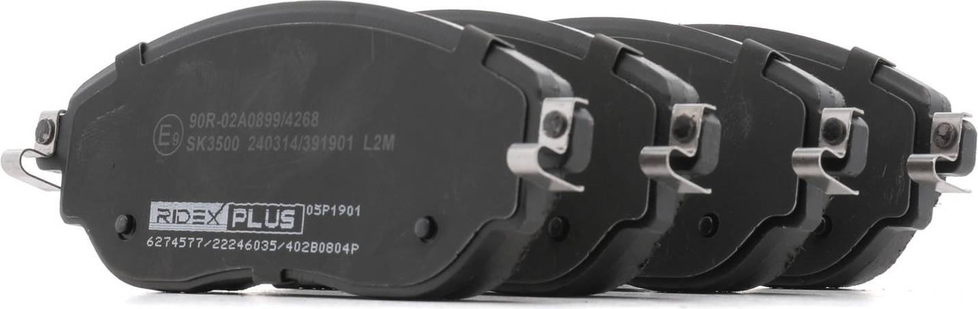 Ridex Brake Pad Set Front Axle 402B0804P