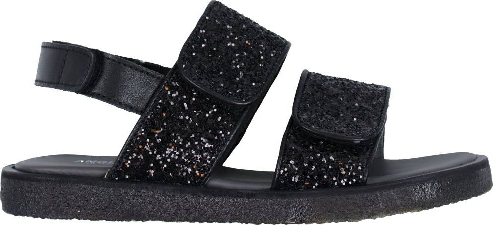 Angulus glitter Angulus Sandal - Sort Glitter