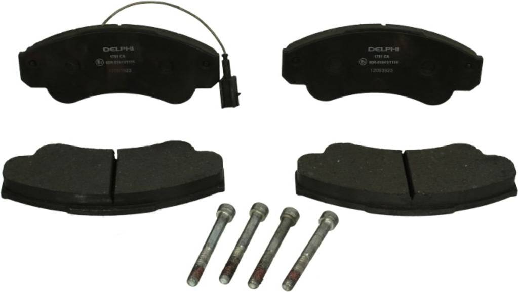 Delphi Brake Pad Set LP1751