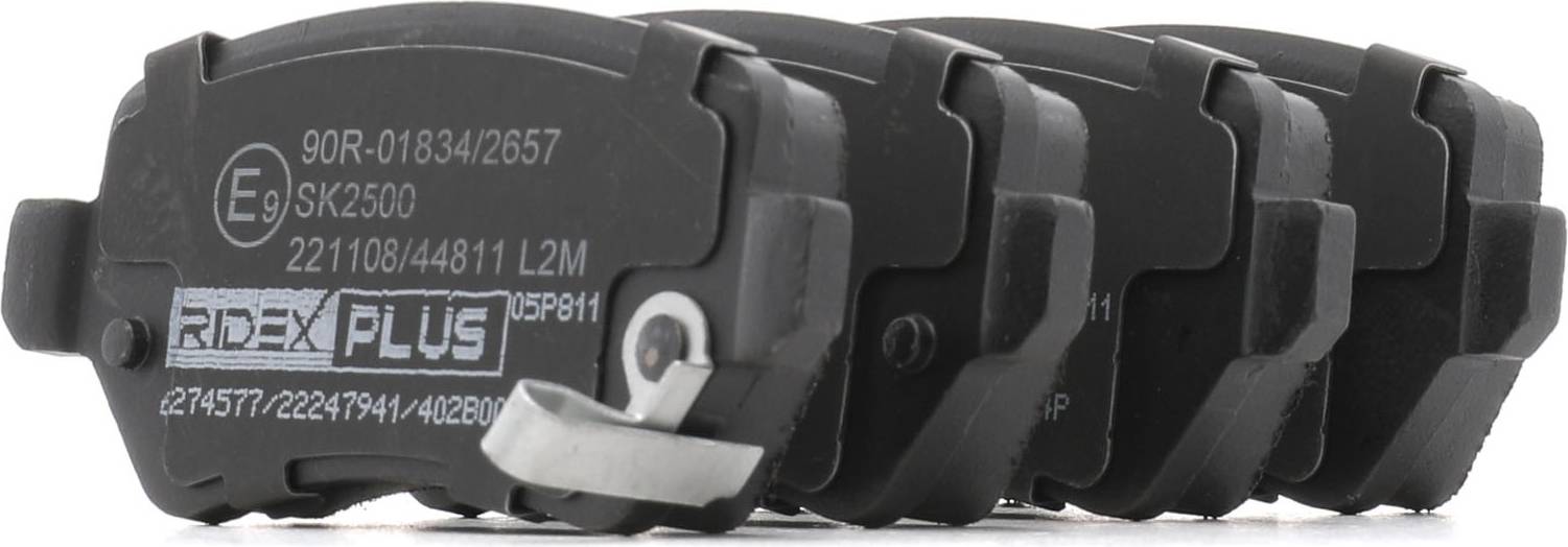 Ridex Brake Pad Set Rear Axle 402B0004P