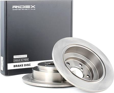 Ridex Brake Disc Rear Axle Uncoated Untreated