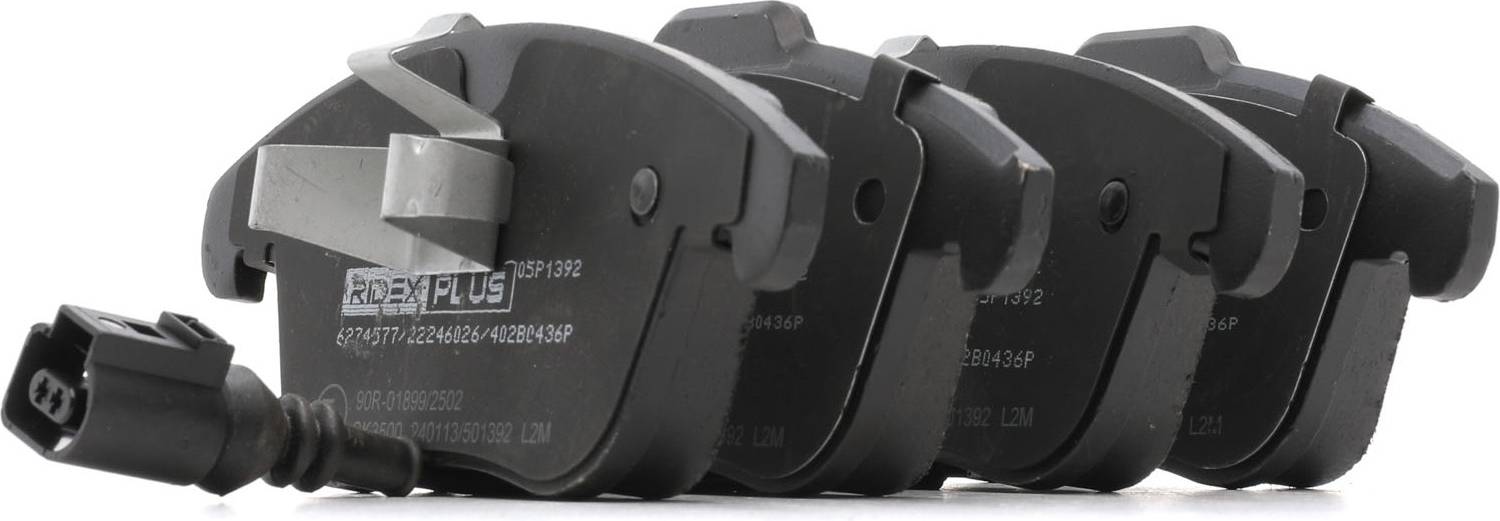 Ridex Brake Pad Set Front Axle With Wear Sensor