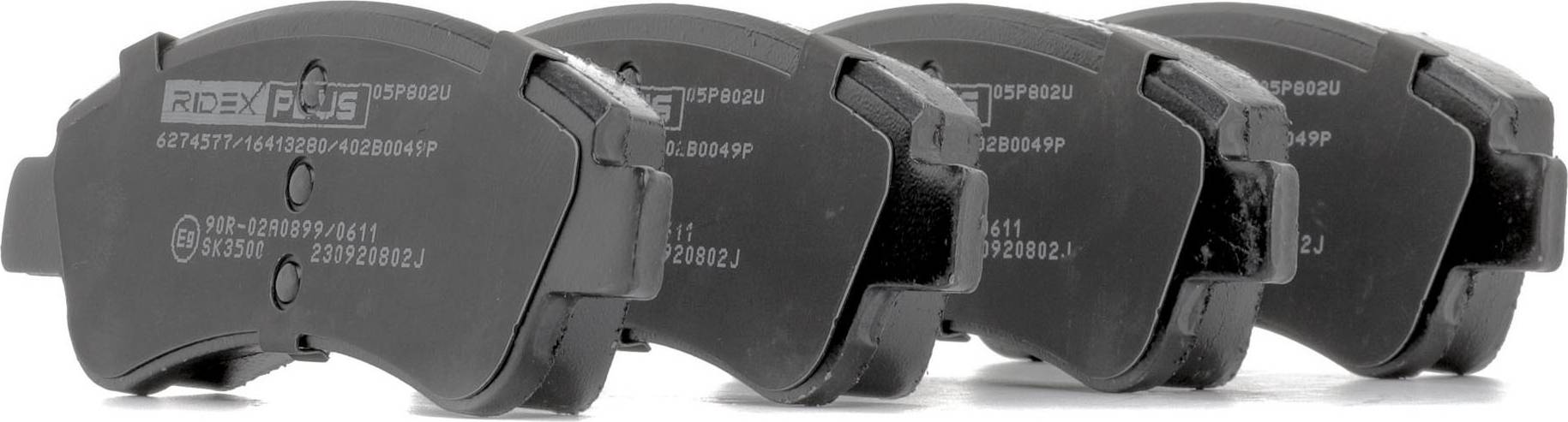 Ridex Plus Brake Pad Set Front Axle