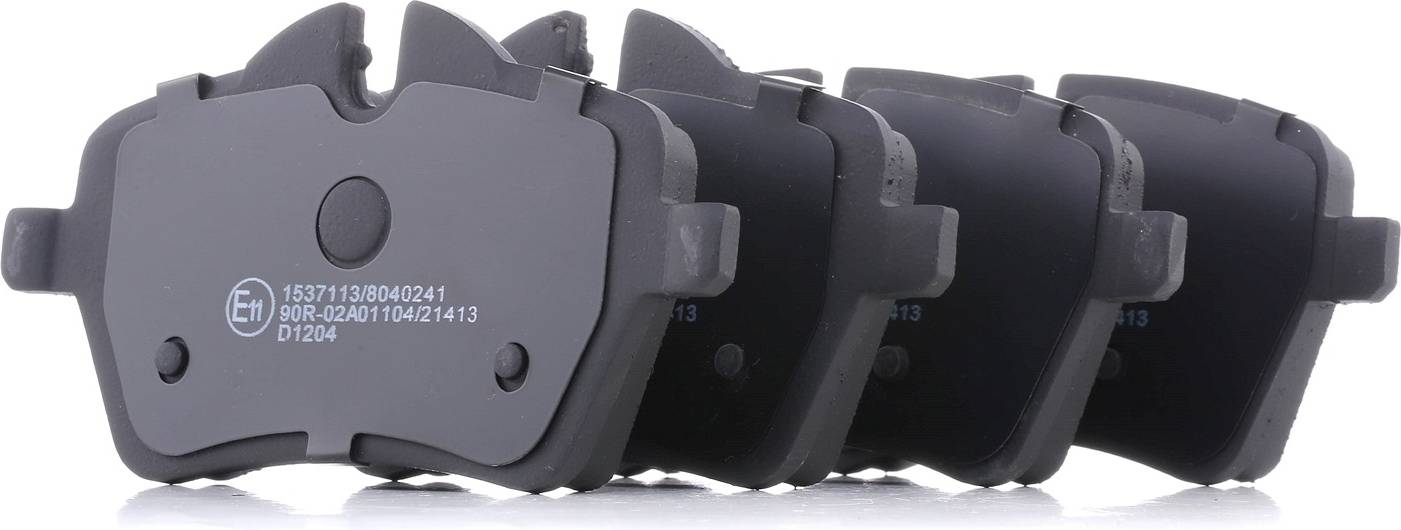 Ridex Brake Pad Set Front Axle With Bolts