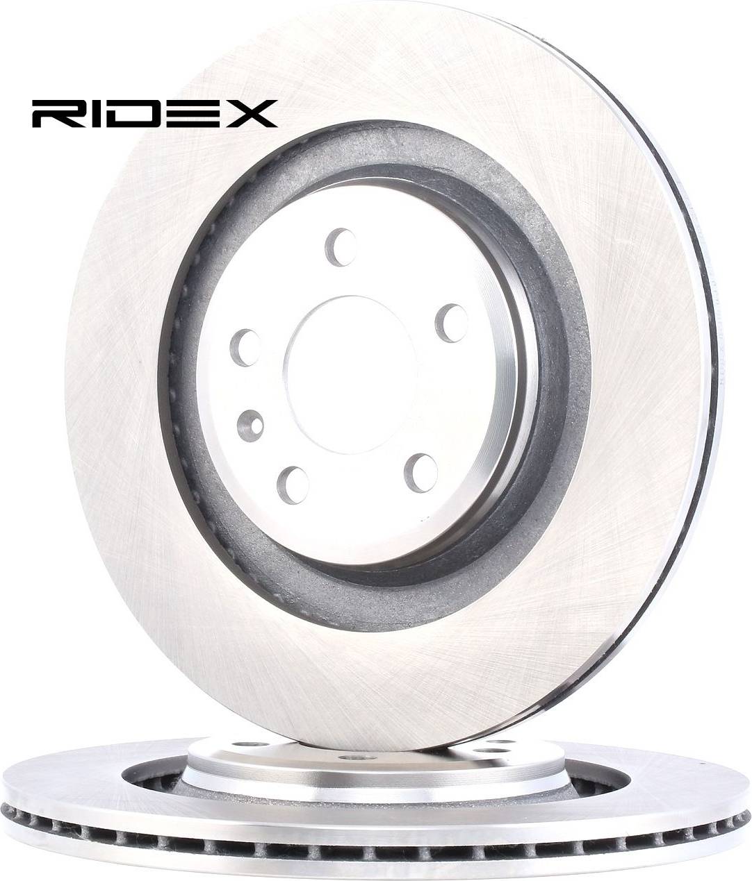 Ridex 82B0630 Brake Disc Rear Axle Vented Cast Iron