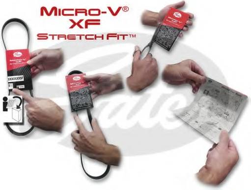 Gates Micro-V Multi-Rib Stretch Fit Belt 5PK705SF