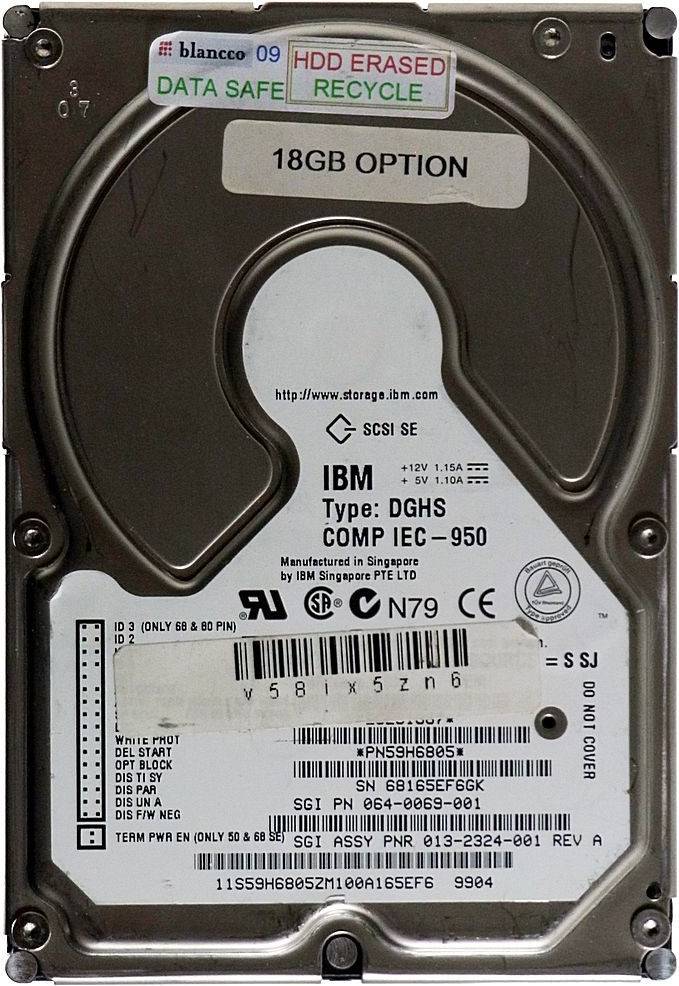 IBM Disco Rigido IEC-950 SCSI 68-Pin