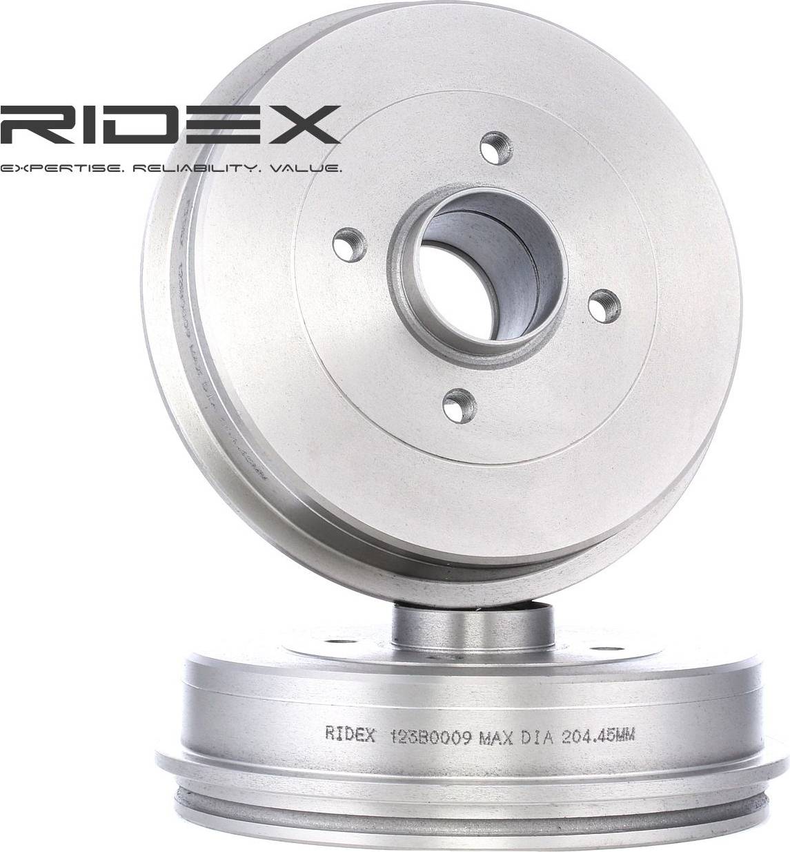 Ridex Brake Drum Rear Axle