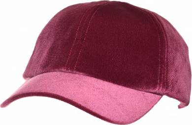 Seeberger Rosa Unconstructed Keps Samt Baseball Cap - Pink