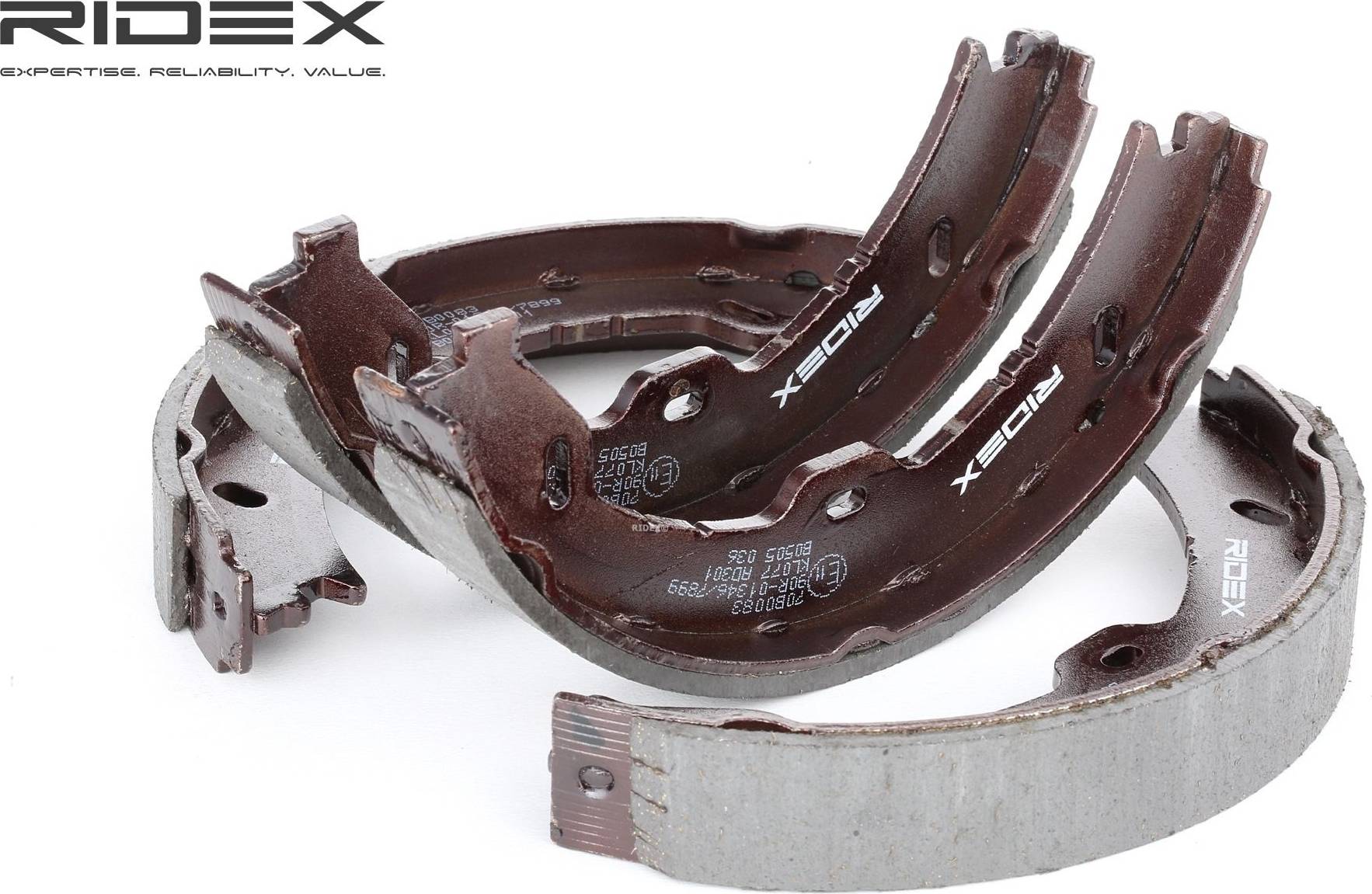 Ridex Brake Shoes Rear Axle 180mm