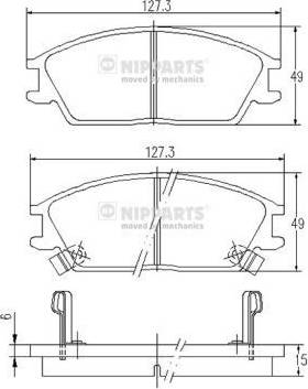Brake Pad Set Front Axle