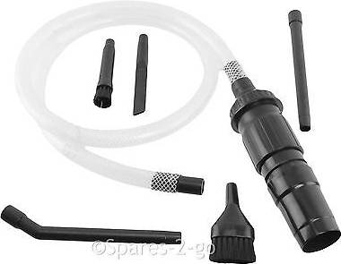Spares2Go Micro Attachment Vacuum Cleaner Mini VAC Tool Kit