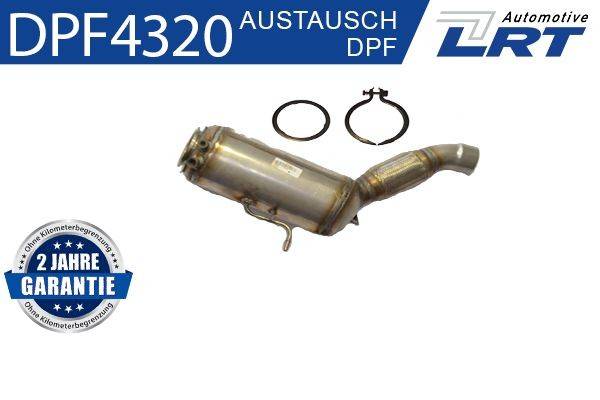 LRT DPF4320 Particulate Filter with Mounting Kit
