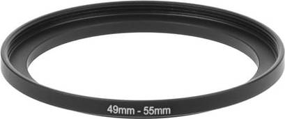 49mm To 55mm Metal Step Up Rings Lens Mount Adapter