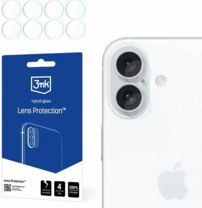 Iphone 16 3mk iPhone 16 Protection Objectif