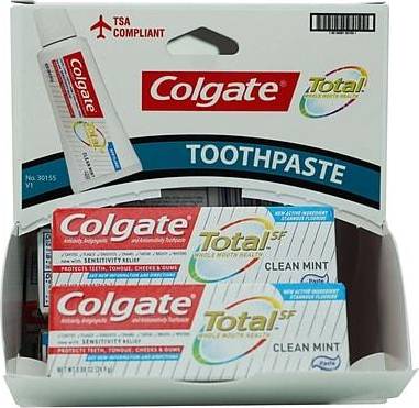Colgate total Colgate Total Clean Mint Toothpaste 0.88 oz Tube