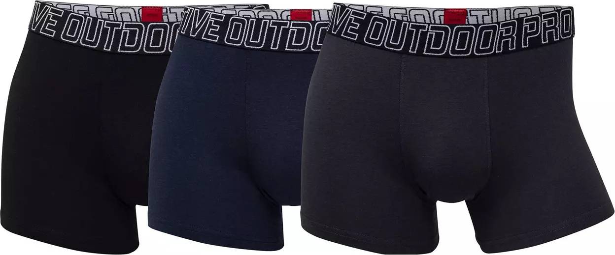 ProActive 3-pak Boxershorts - Sort
