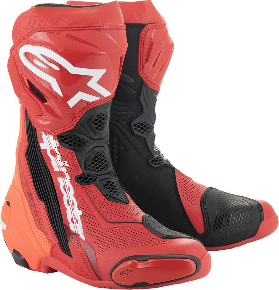 Alpinestars supertech Alpinestars Supertech R Vented Boots Red Fluo