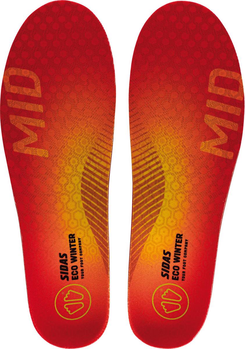 3Feet Eco Winter Mid Inlegzolen Rood