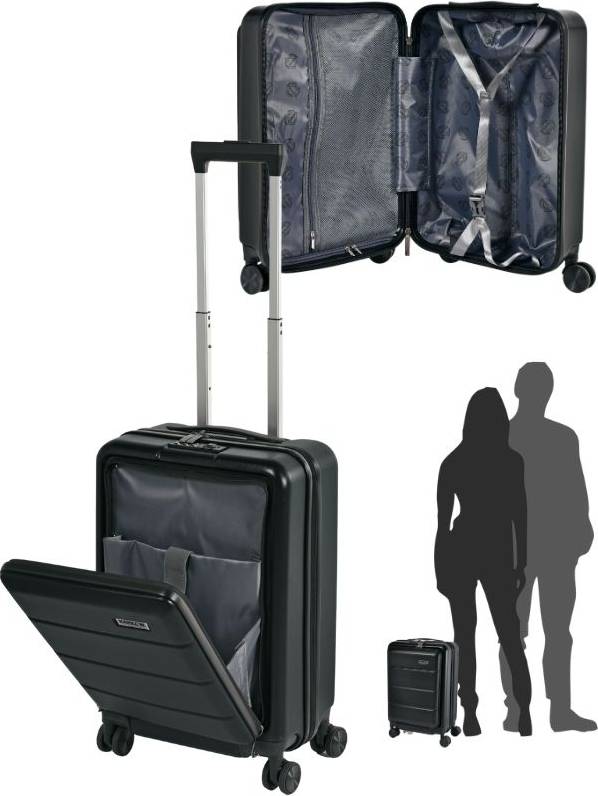 BNT RW Travel Weekender Rullekuffert 50 cm Sort
