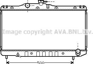 AVA Radiator Engine Cooling TO2099